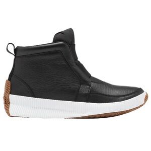 Women's Black and Brown High-Top Sneakers
